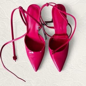 Women's Pink Strappy Heels